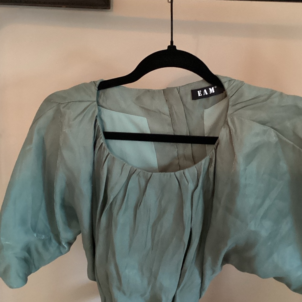 Women's Elegant Backless Dress - Sage Green